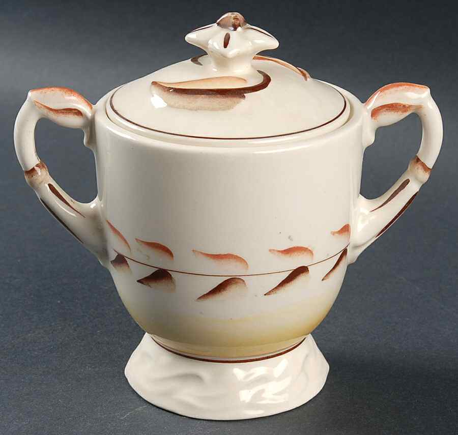 Arcadia Sugar Bowl & Lid by Metlox - Poppytrail - Vernon-1