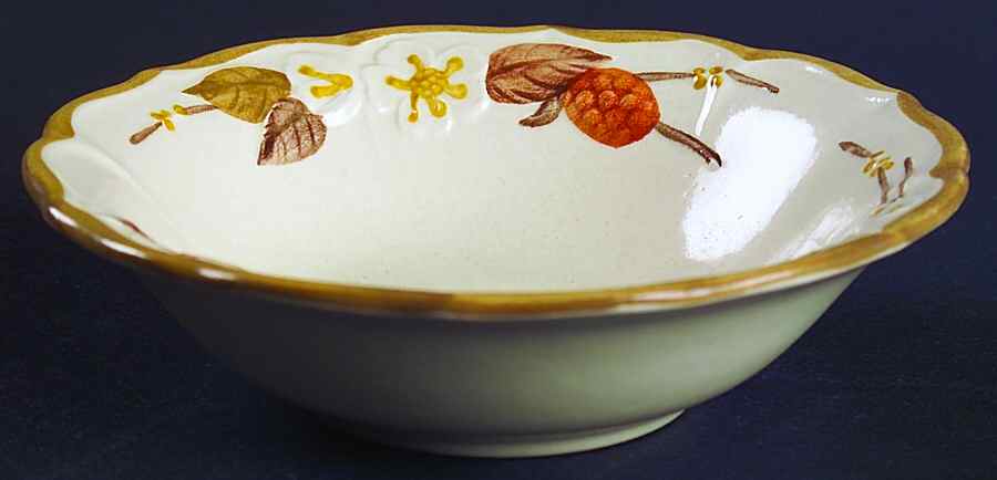 Autumn Berry Fruit/Dessert (Sauce) Bowl by Metlox - Poppytrail - Vernon-1
