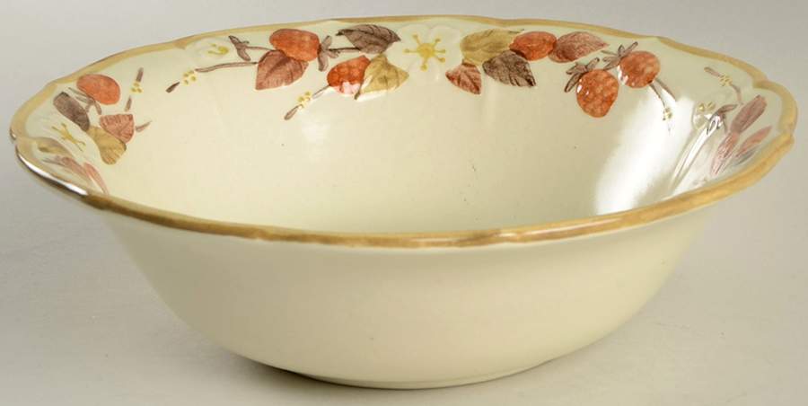 Autumn Berry 9" Round Vegetable Bowl by Metlox - Poppytrail - Vernon-1