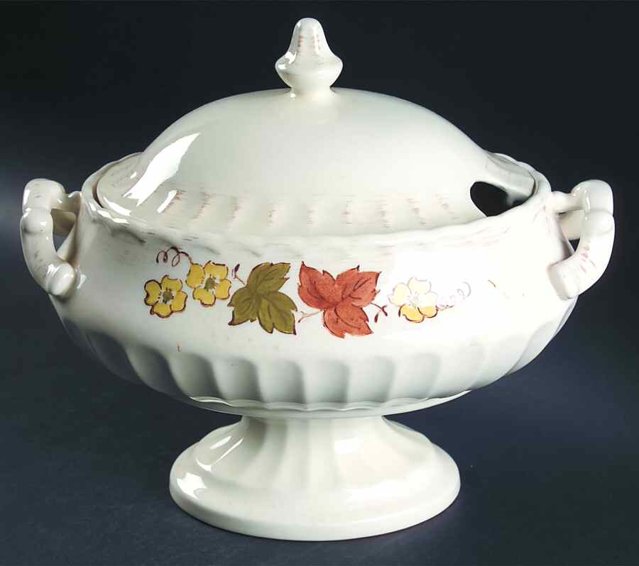 Autumn Leaves Tureen &  Lid by Metlox - Poppytrail - Vernon-1