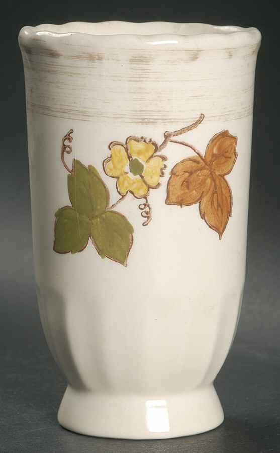 Autumn Leaves 8 Oz Tumbler by Metlox - Poppytrail - Vernon-1