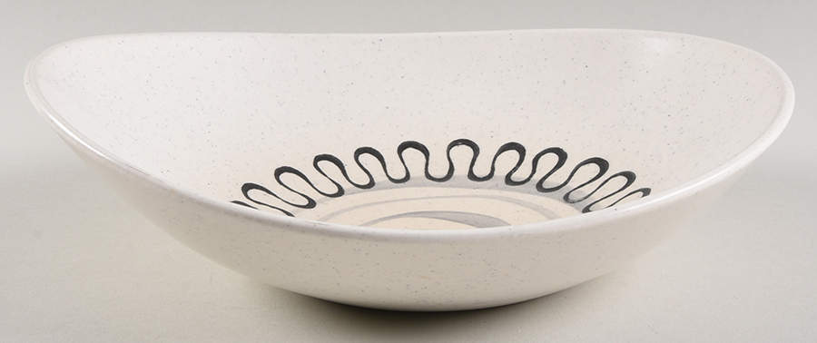 Aztec 9" Round Vegetable Bowl by Metlox - Poppytrail - Vernon-1