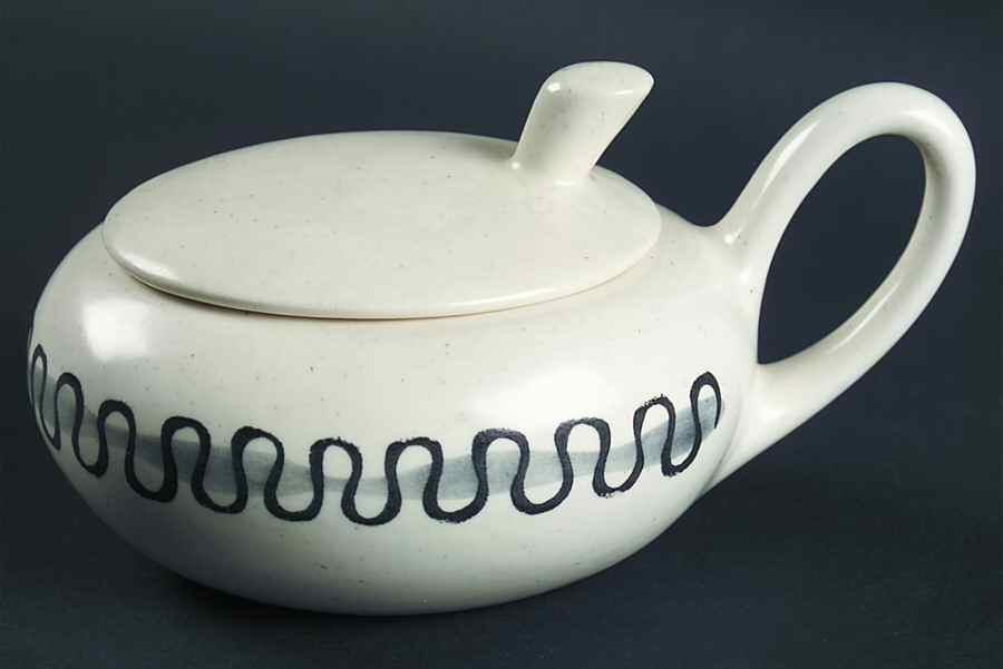 Aztec Sugar Bowl & Lid by Metlox - Poppytrail - Vernon-1