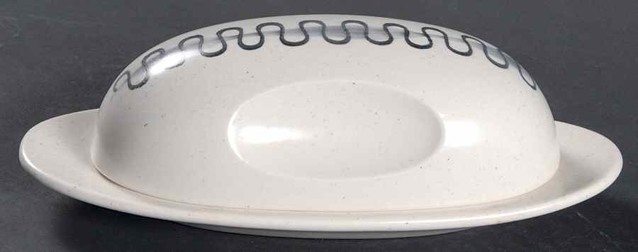Aztec Oval Covered Butter by Metlox - Poppytrail - Vernon-1