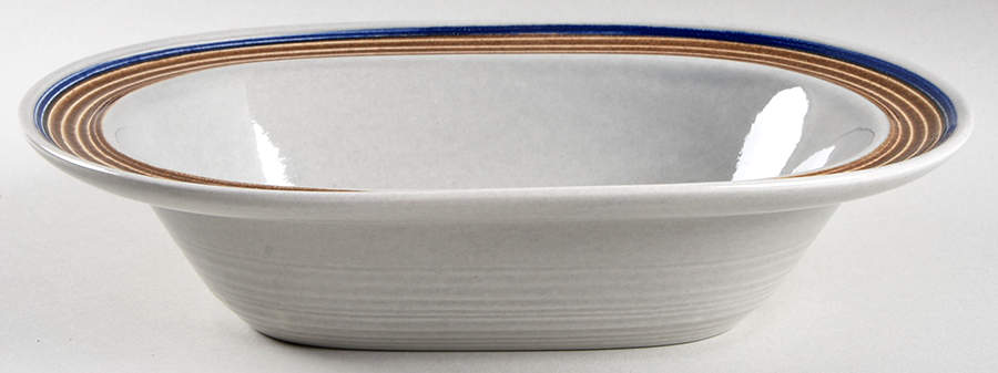 Bandero 10" Oval Vegetable Bowl by Metlox - Poppytrail - Vernon-1