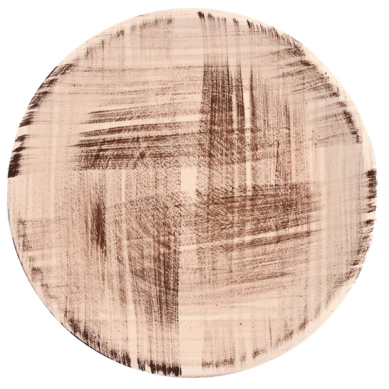 Barkwood 12" Chop Plate (Round Platter) by Metlox - Poppytrail - Vernon-1