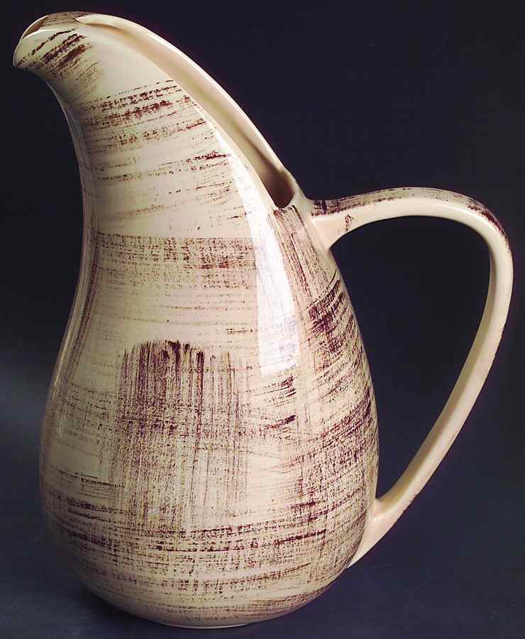 Barkwood 96 Oz Pitcher by Metlox - Poppytrail - Vernon-1