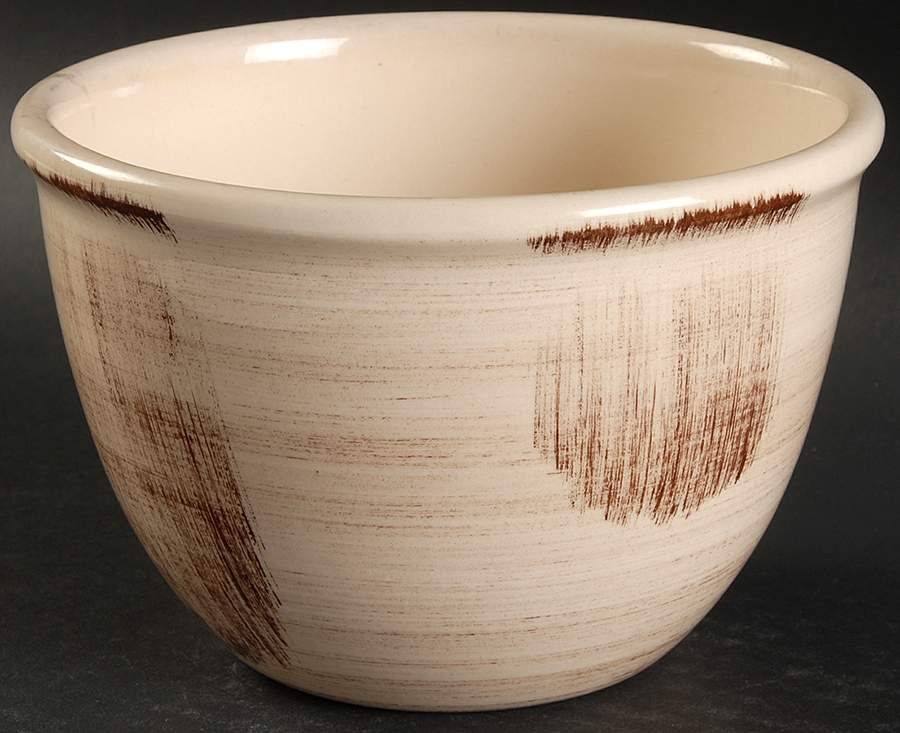 Barkwood 6" Mixing Bowl by Metlox - Poppytrail - Vernon-1