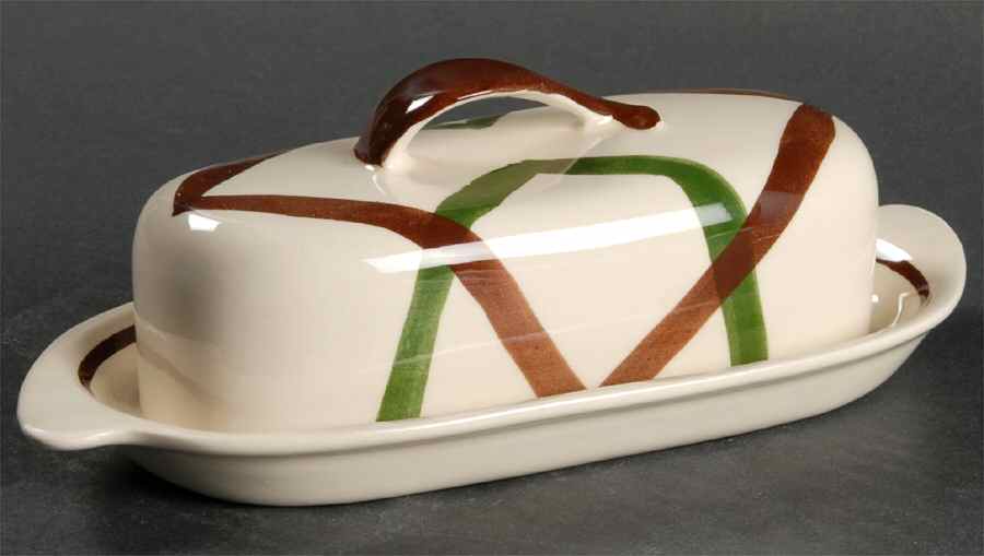 Bel Air 1/4 Lb Covered Butter by Metlox - Poppytrail - Vernon-1