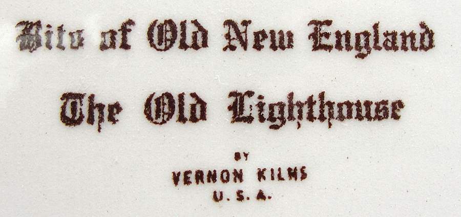 Bits of Old New England Luncheon Plate by Metlox - Poppytrail - Vernon-1