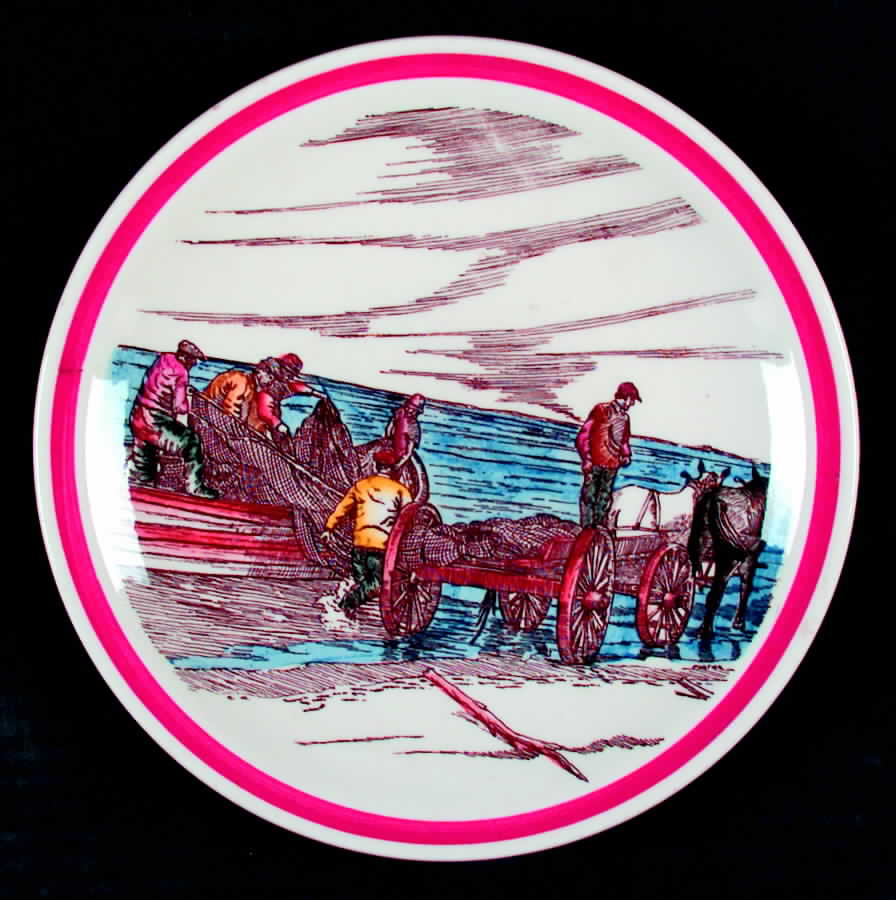 Bits of The Old Northwest Luncheon Plate by Metlox - Poppytrail - Vernon-1