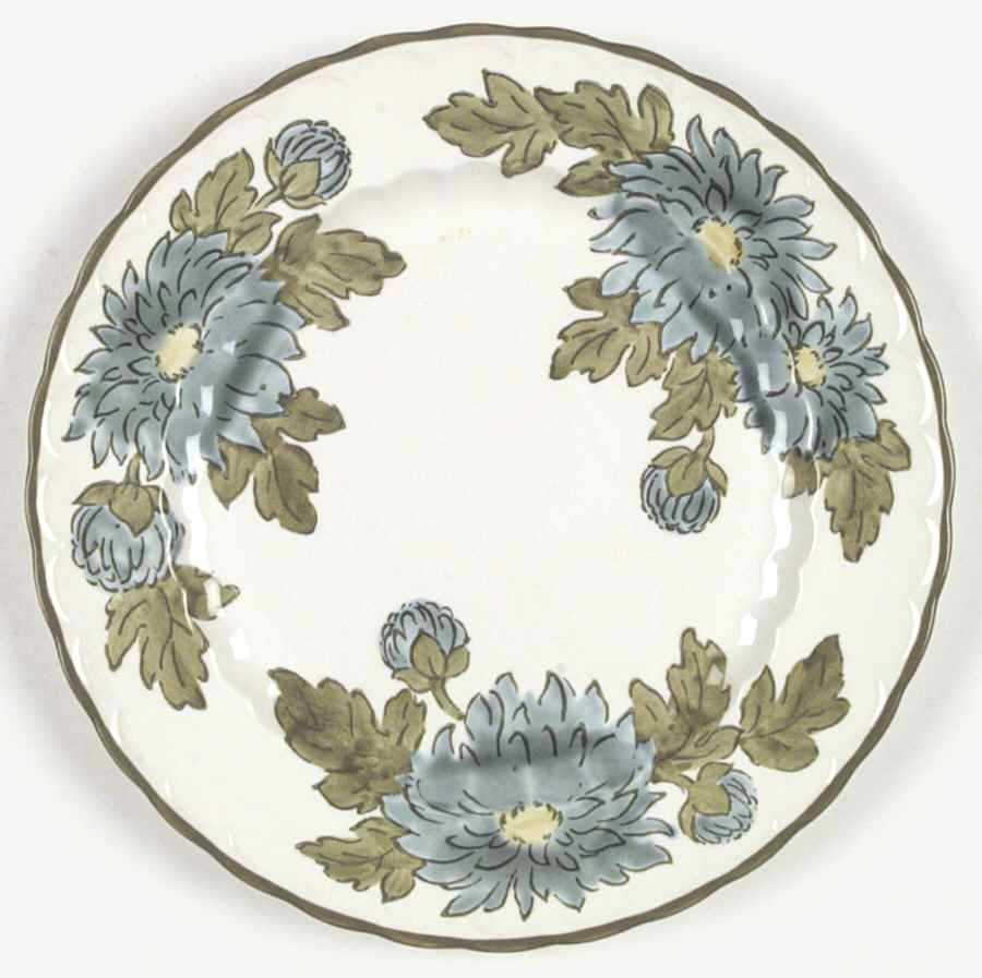 Blue Fascination Dinner Plate by Metlox - Poppytrail - Vernon-1