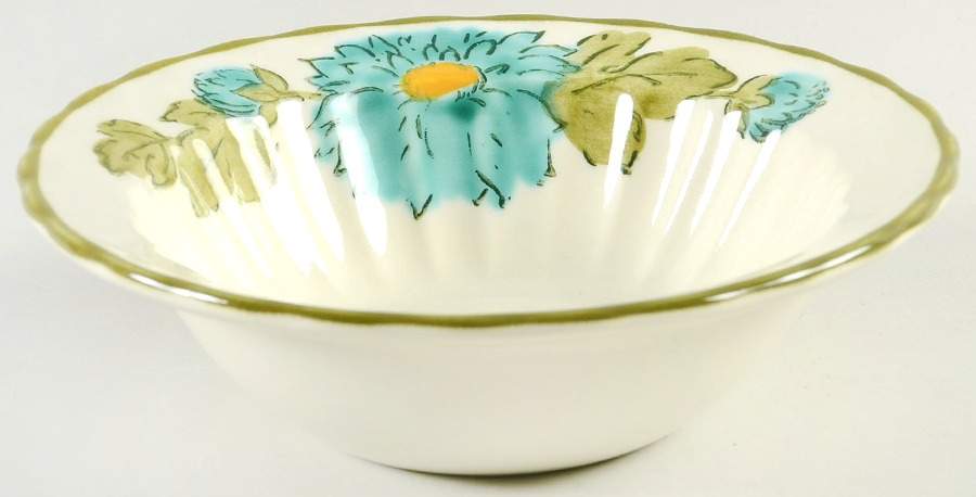 Blue Fascination Rim Cereal Bowl by Metlox - Poppytrail - Vernon-1