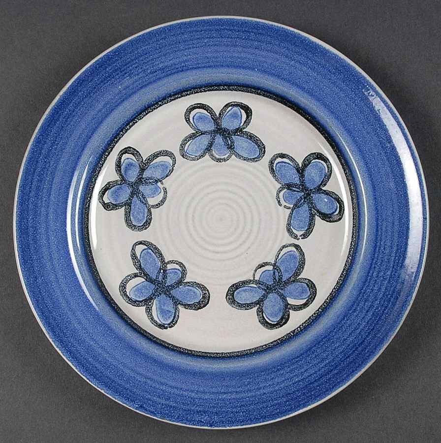 Blue Indigo Salad Plate by Metlox - Poppytrail - Vernon-1