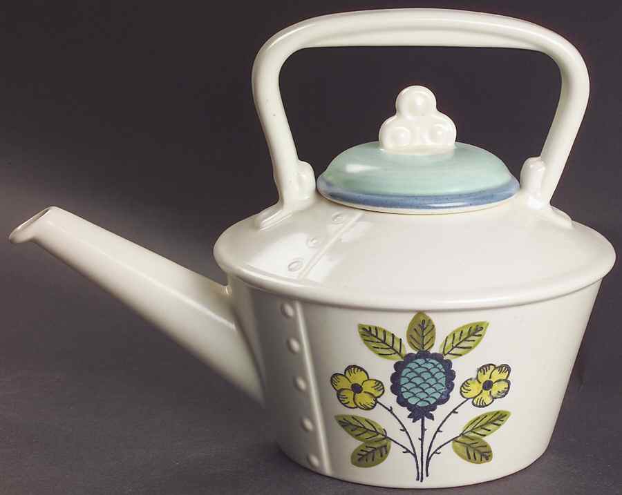 Blueberry Provincial Teapot & Lid by Metlox - Poppytrail - Vernon-1