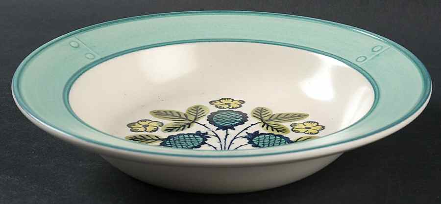 Blueberry Provincial Rim Soup Bowl by Metlox - Poppytrail - Vernon-1