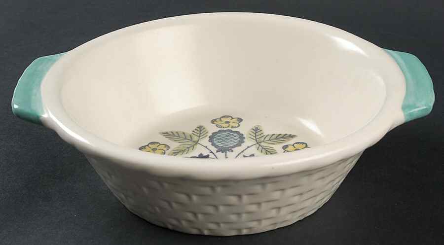 Blueberry Provincial 8" Round Vegetable Bowl by Metlox - Poppytrail - Vernon-1