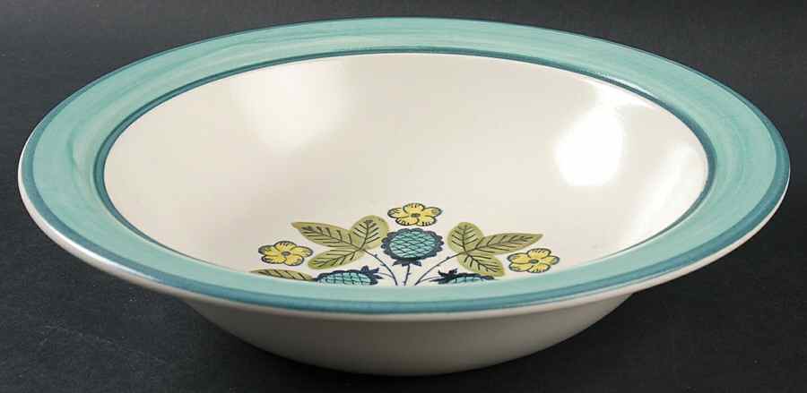 Blueberry Provincial 10" Round Vegetable Bowl by Metlox - Poppytrail - Vernon-1