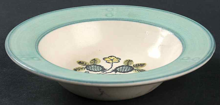 Blueberry Provincial Rim Fruit/Dessert (Sauce) Bowl by Metlox - Poppytrail - Vernon-1