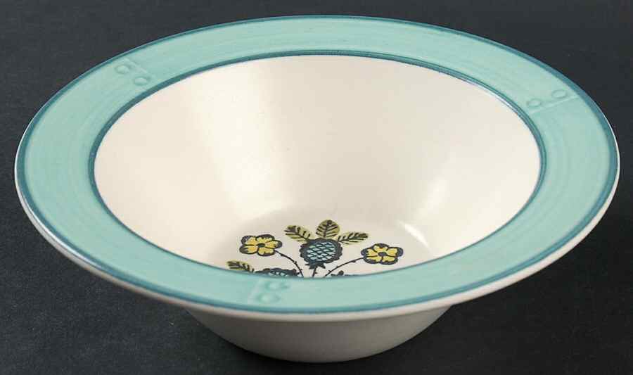 Blueberry Provincial Rim Cereal Bowl by Metlox - Poppytrail - Vernon-1