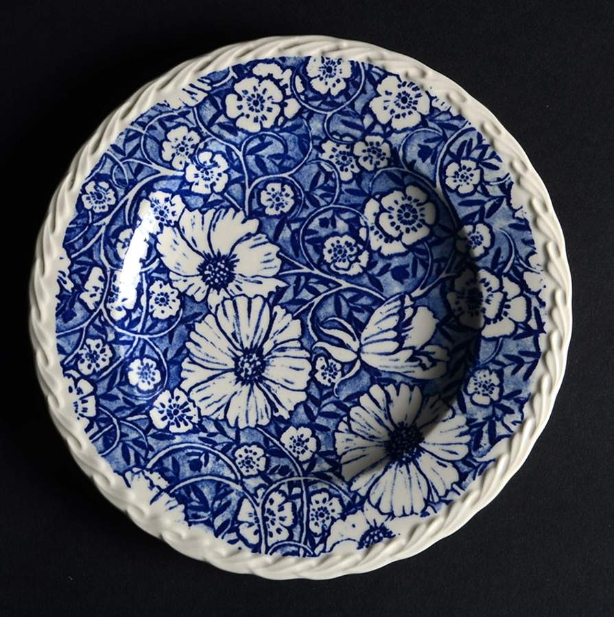 Blossom Time Blue Bread & Butter Plate by Metlox - Poppytrail - Vernon-1