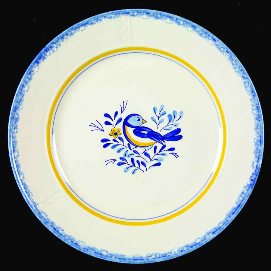 Bluebird Blue Dinner Plate by Metlox - Poppytrail - Vernon-1
