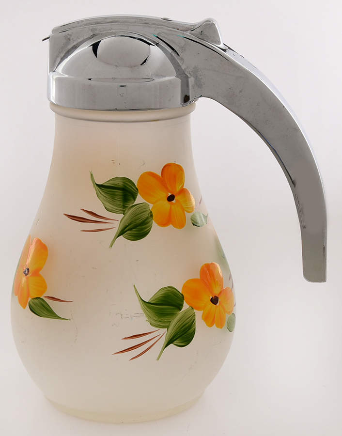 Brown Eyed Susan (Montecito Shape) Syrup with Metal Lid by Metlox - Poppytrail - Vernon-1