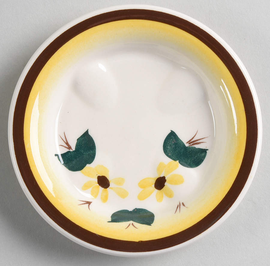 Brown Eyed Susan (Montecito Shape) Coaster by Metlox - Poppytrail - Vernon-1