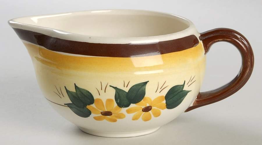 Brown Eyed Susan (Montecito Shape) Gravy Boat by Metlox - Poppytrail - Vernon-1