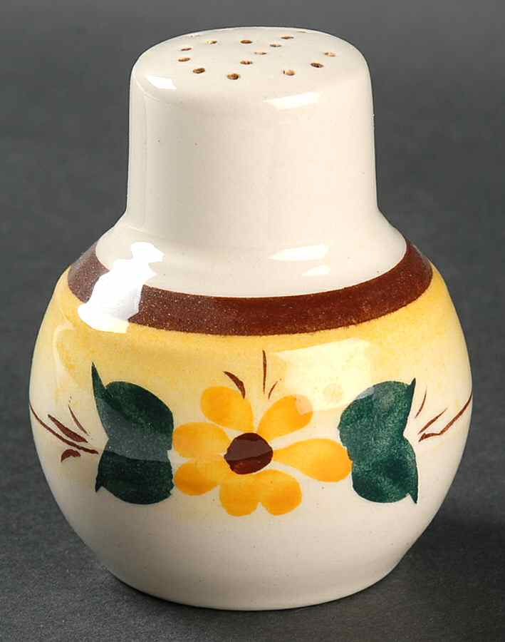 Brown Eyed Susan (Montecito Shape) Pepper Shaker by Metlox - Poppytrail - Vernon-1