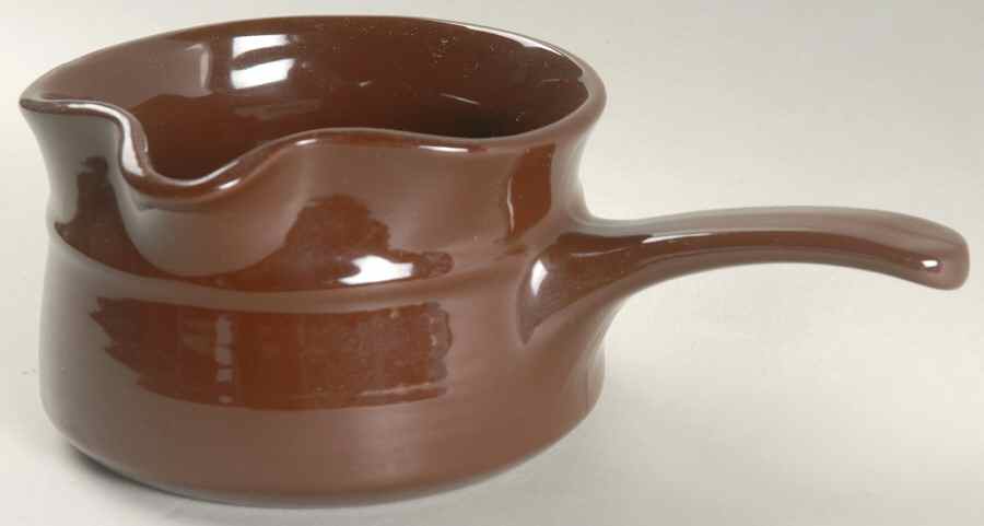 Brown Stone Gravy Boat by Metlox - Poppytrail - Vernon-1