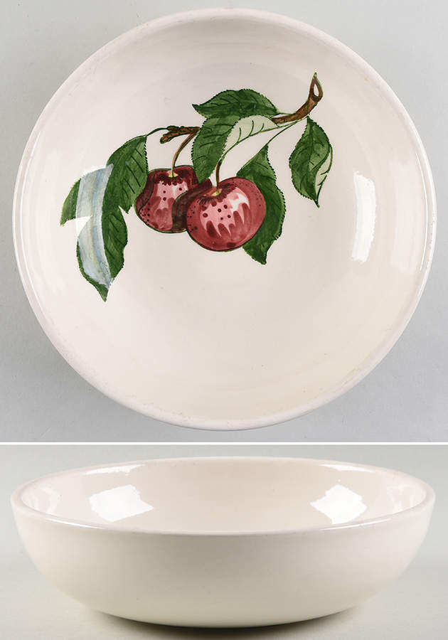California Apple 9" Round Vegetable Bowl by Metlox - Poppytrail - Vernon-1