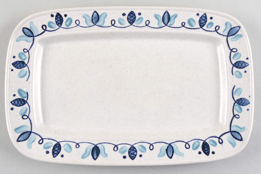 Cape Cod 11" Oval Serving Platter by Metlox - Poppytrail - Vernon-1