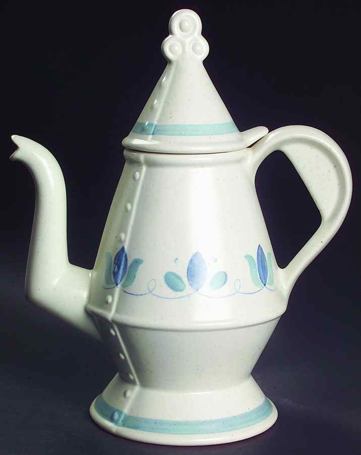 Cape Cod Coffee Pot & Lid by Metlox - Poppytrail - Vernon-1