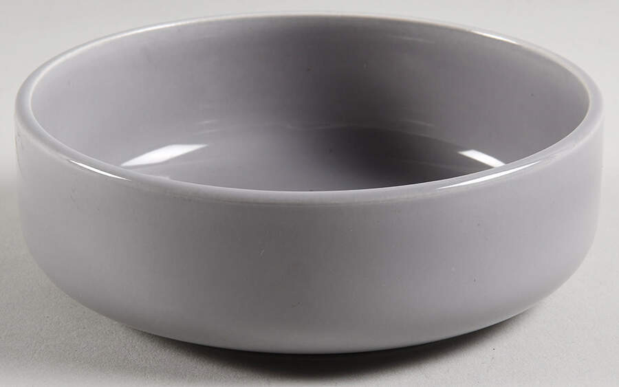 Casual California Dusk Gray Individual Salad Bowl by Metlox - Poppytrail - Vernon-1