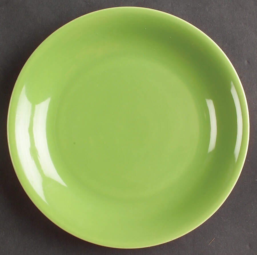 Casual California Lime Green Bread & Butter Plate by Metlox - Poppytrail - Vernon-1