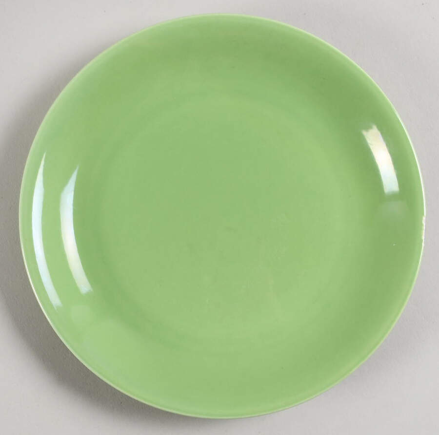 Casual California Lime Green Salad Plate by Metlox - Poppytrail - Vernon-1