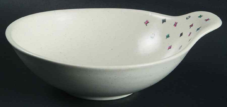 California Confetti Lugged Soup Bowl by Metlox - Poppytrail - Vernon-1