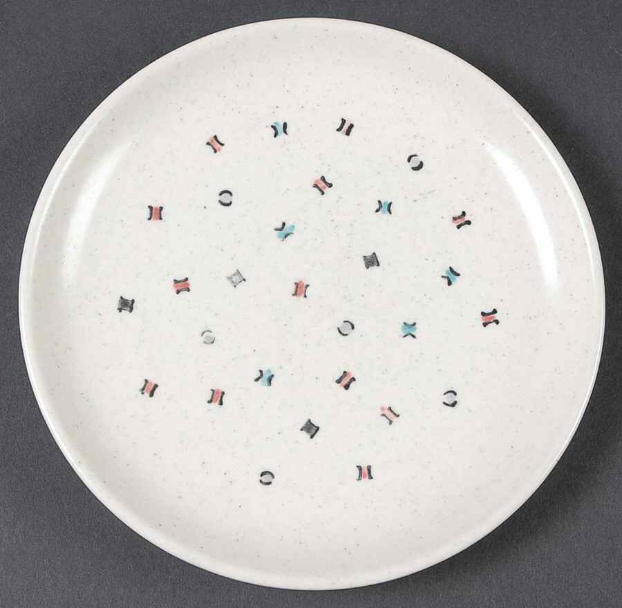 California Confetti Bread & Butter Plate by Metlox - Poppytrail - Vernon-1