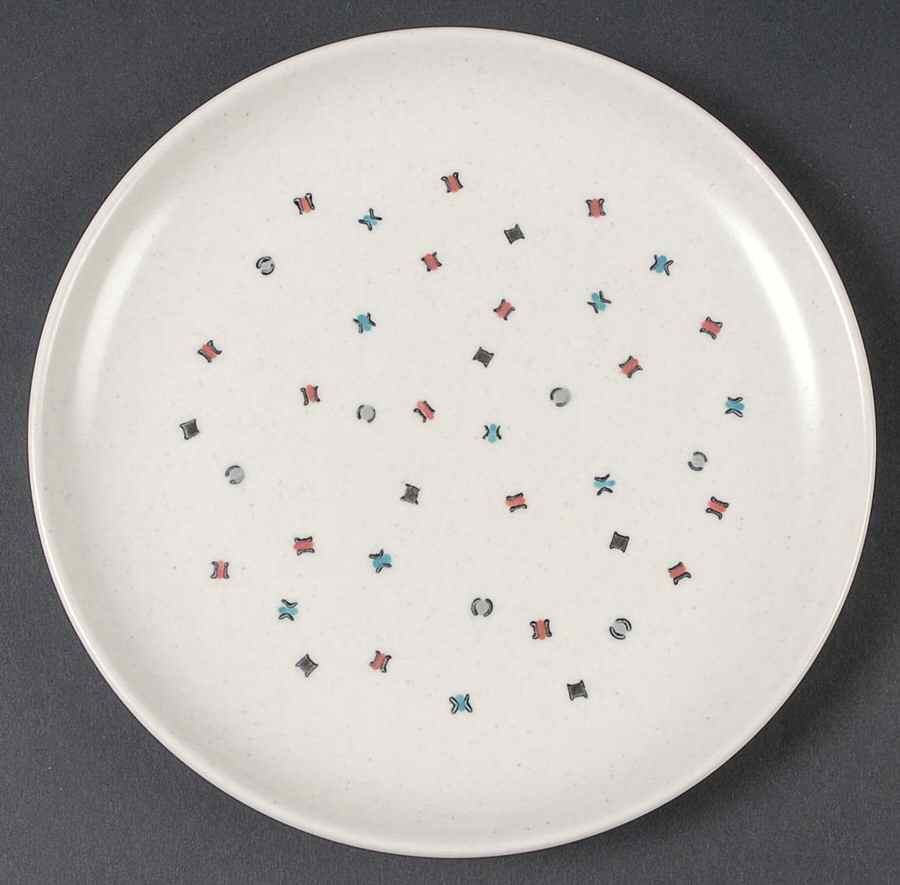 California Confetti Salad Plate by Metlox - Poppytrail - Vernon-1