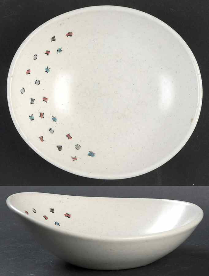 California Confetti Fruit/Dessert (Sauce) Bowl by Metlox - Poppytrail - Vernon-1