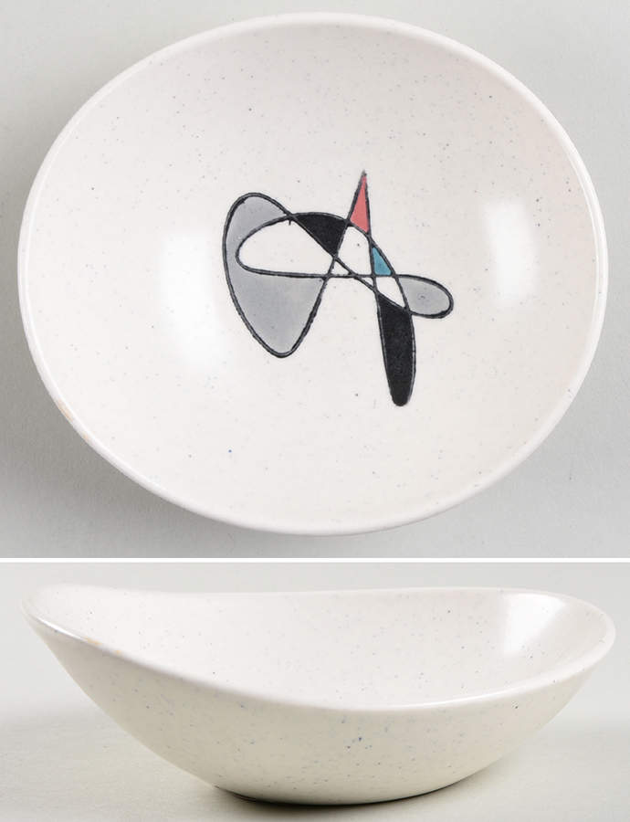 California Contempora Fruit/Dessert (Sauce) Bowl by Metlox - Poppytrail - Vernon-1