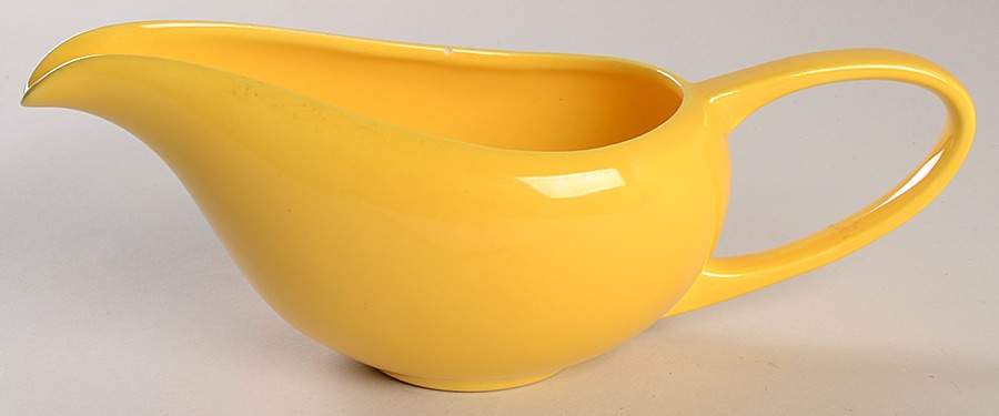 Casual California Yellow Gravy Boat by Metlox - Poppytrail - Vernon-1