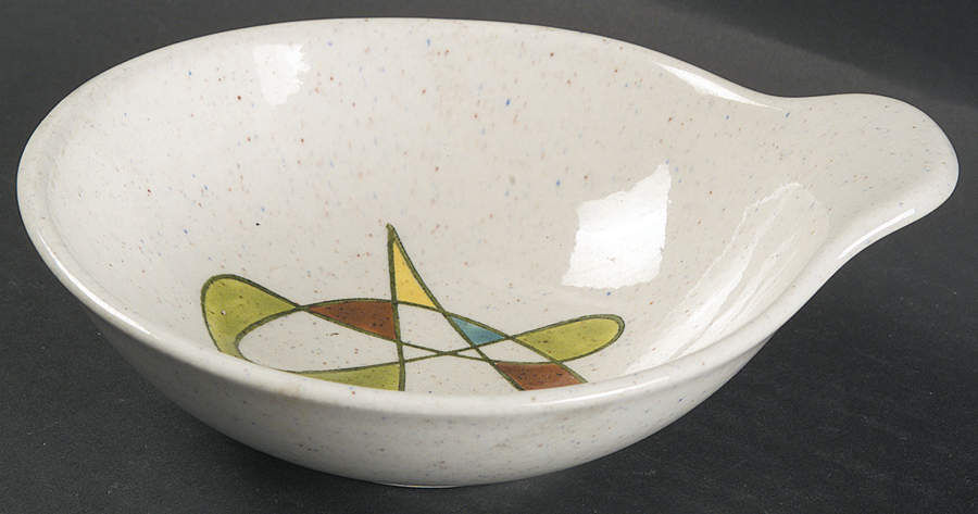 California Free Form Lugged Soup Bowl by Metlox - Poppytrail - Vernon-1