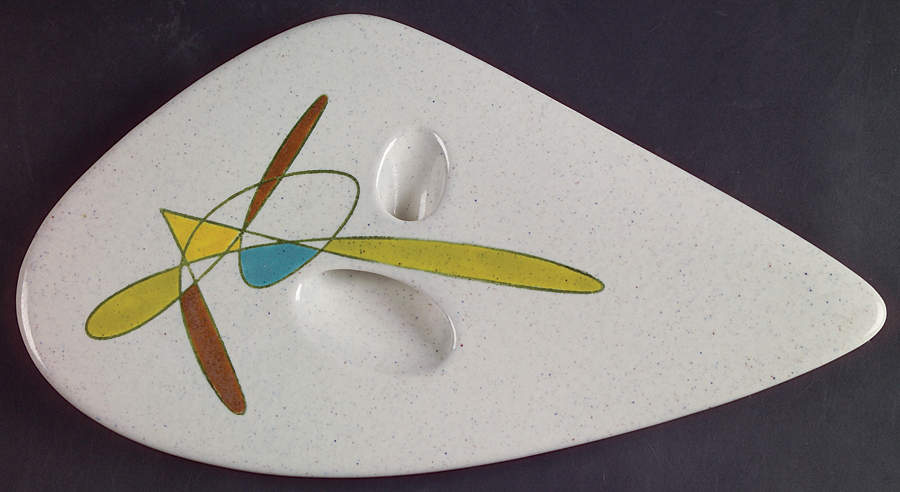 California Free Form Lid for Handled Vegetable Bowl by Metlox - Poppytrail - Vernon-1