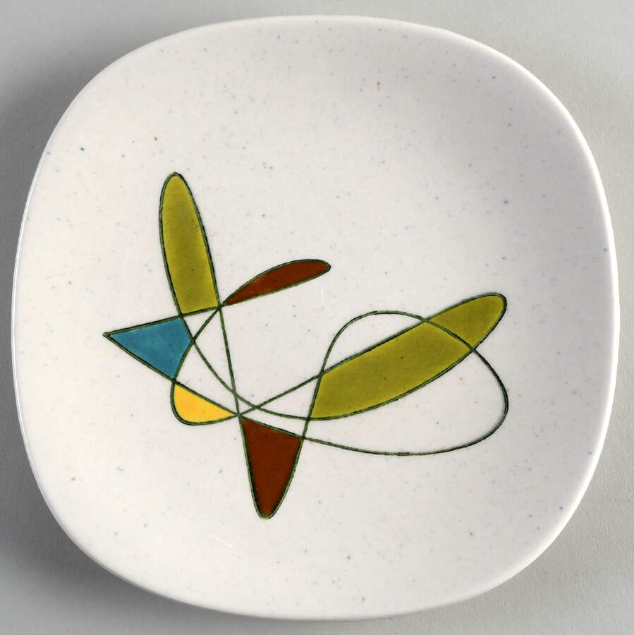 California Free Form Salad Plate by Metlox - Poppytrail - Vernon-1