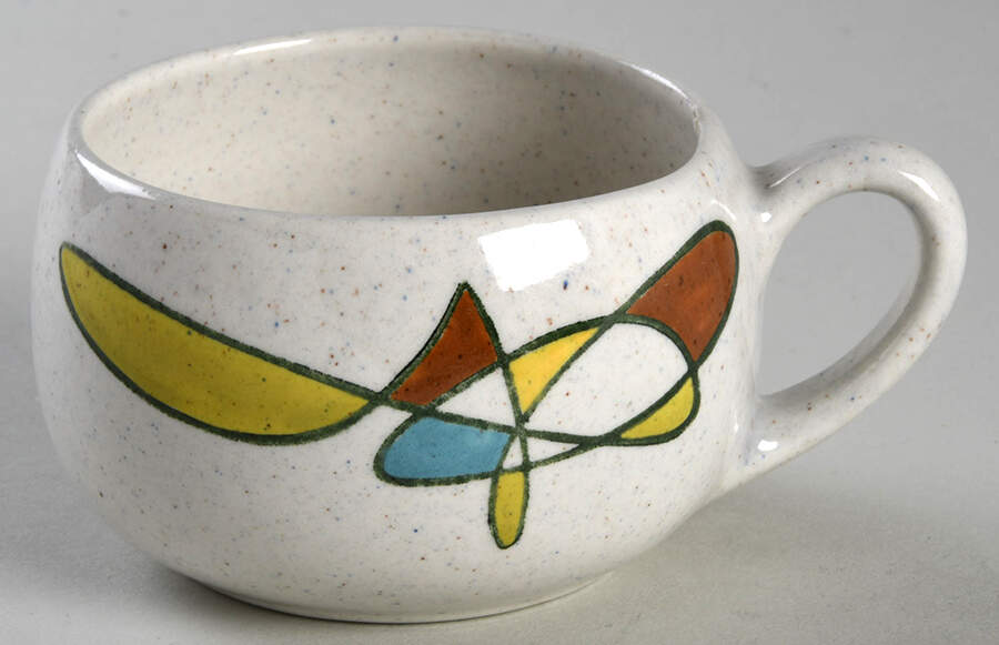 California Free Form Flat Cup by Metlox - Poppytrail - Vernon-1