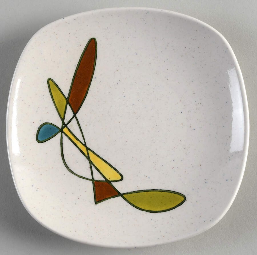 California Free Form Bread & Butter Plate by Metlox - Poppytrail - Vernon-1