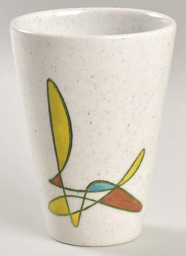 California Free Form (China) Juice Tumbler by Metlox - Poppytrail - Vernon-1