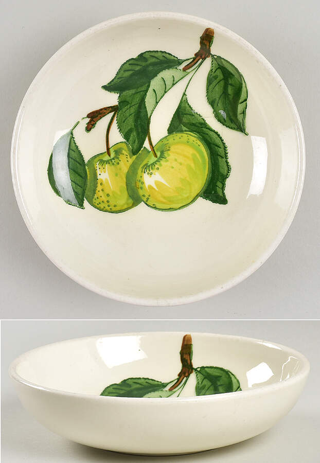 California Fruit Coupe Soup Bowl by Metlox - Poppytrail - Vernon-1